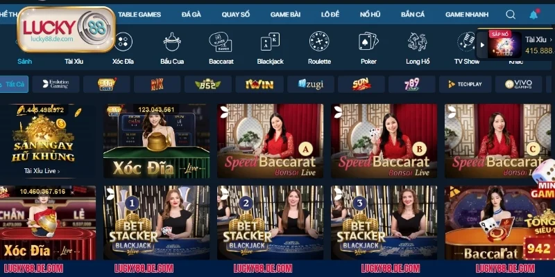 Trải nghiệm và tận hưởng cá cược đỉnh cao với Casino LUCKY88